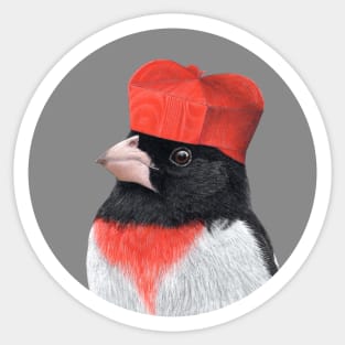 Rose-breasted grosbeak Sticker